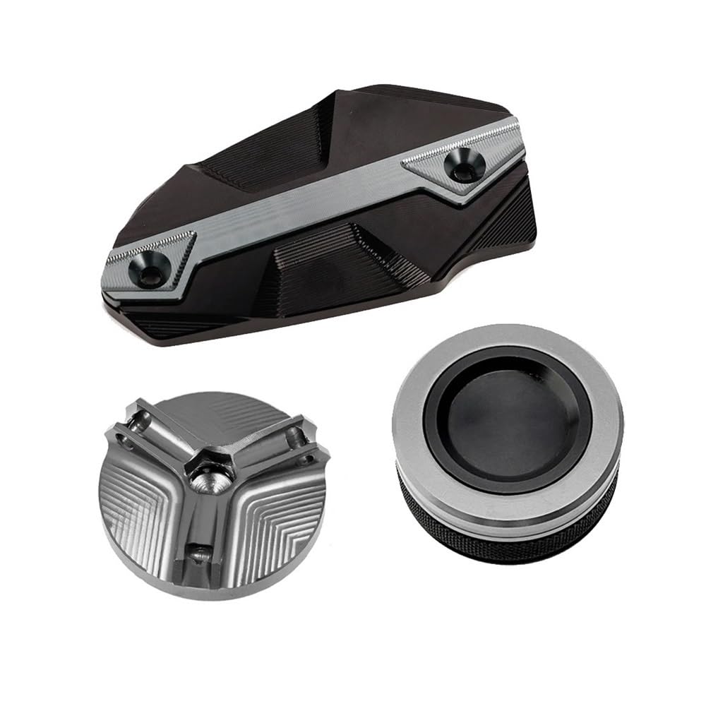 Bremsflüssigkeitsdeckel Für K&AWASAKI Für Vu&lcan S 650 Für VN650 Für Z900 Für Z650 Für Z800 Motorrad Vorne Hinten Brems Flüssigkeit Reservoir Öl Einfüllckel(Color-5) von DUSHUO