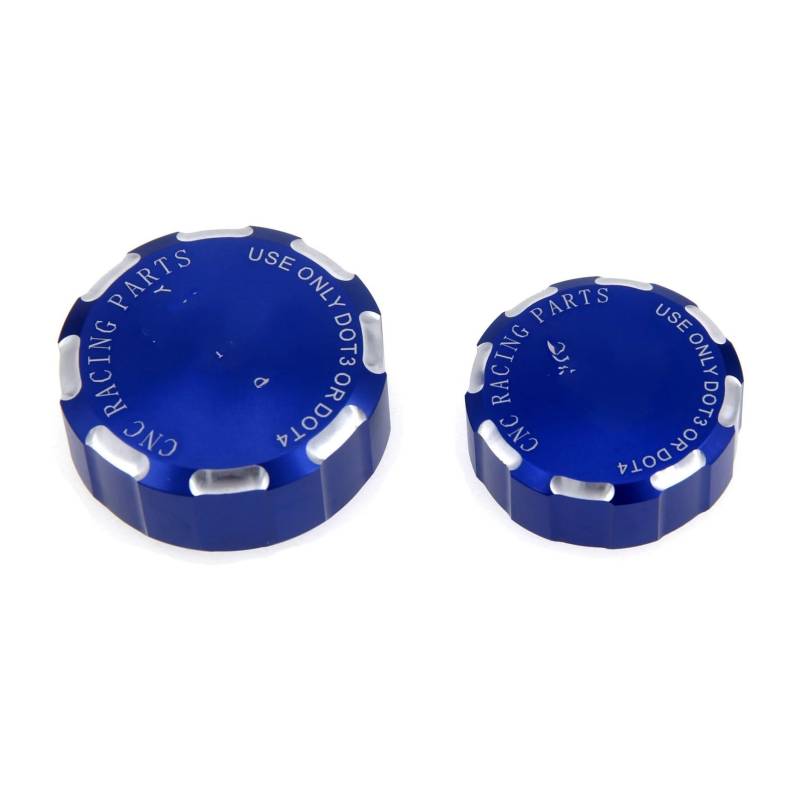 Bremsflüssigkeitsdeckel Für K1300GT 2008-2011 Für K1300R 2009-2012 Motorrad Vorne Hinten Brems Flüssigkeit Reservoir Kappe Öl Zylinder Abdeckung(Blue) von DUSHUO