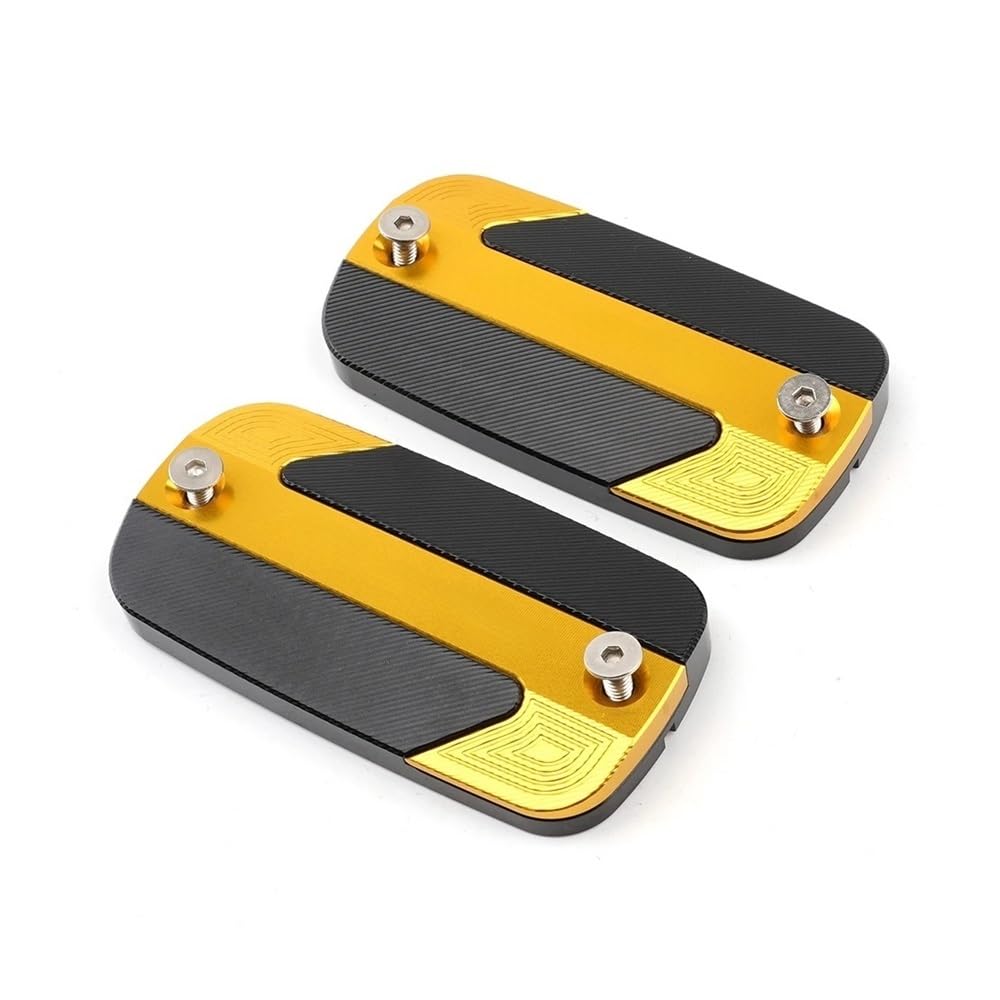 Bremsflüssigkeitsdeckel Motorrär Vorrradbremsbehälter Flüssigkeitstankckel Ölbecherckel Für Silverwing Für FCS 600 400 2001-2014(YELLOW) von DUSHUO