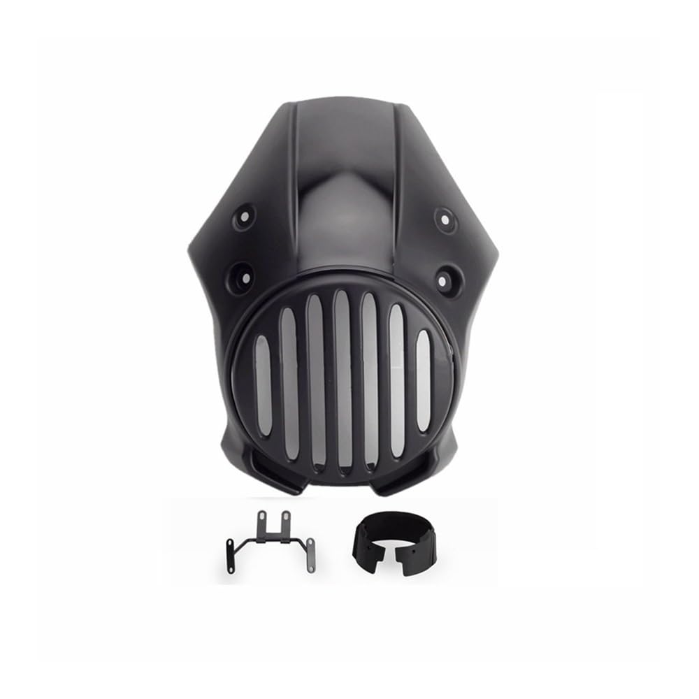 DUSHUO Für Rebel Für CMX 500 300 250 2017-2022 Motorrad Scheinwerfer Gugel Verkleidung Front Grill Lichter Abdeckung Scheinwerfer von DUSHUO