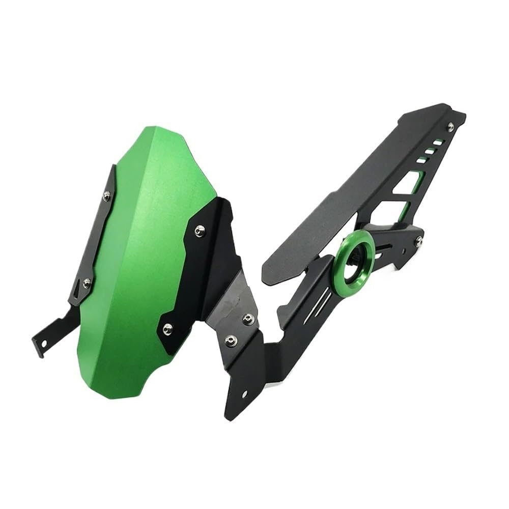 Kettenschieber Hinten Motorrad Kotflügel Kette Schutz Abdeckung Zubehör Für K&awasaki Für Ninja400 Für Ninja250 Für Ninja-400 Für Ninja 400 2018-2019(GREEN) von DUSHUO