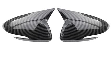 Autospiegelgehäuse Türseitenflügel Rückspiegelabdeckung Schalengehäuse Auto-Styling Autozubehör Für I30 2017 2018 2019(: Carbon Fiber) von DVPUDEPLV