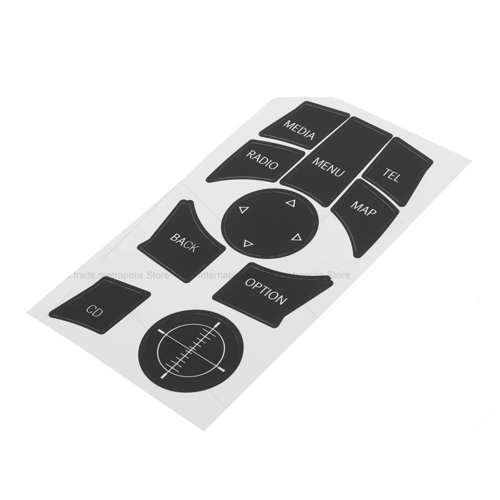 DWBXRRQS Dekorblenden Mittelkonsole Kompatibel Mit 3er-Reihe Für F30 F31 F34 E90 E92 E93, 1 Stück, Dekorative Streifen Für Die Mittelkonsole, Ornamente Für Die Mittelkonsole von DWBXRRQS