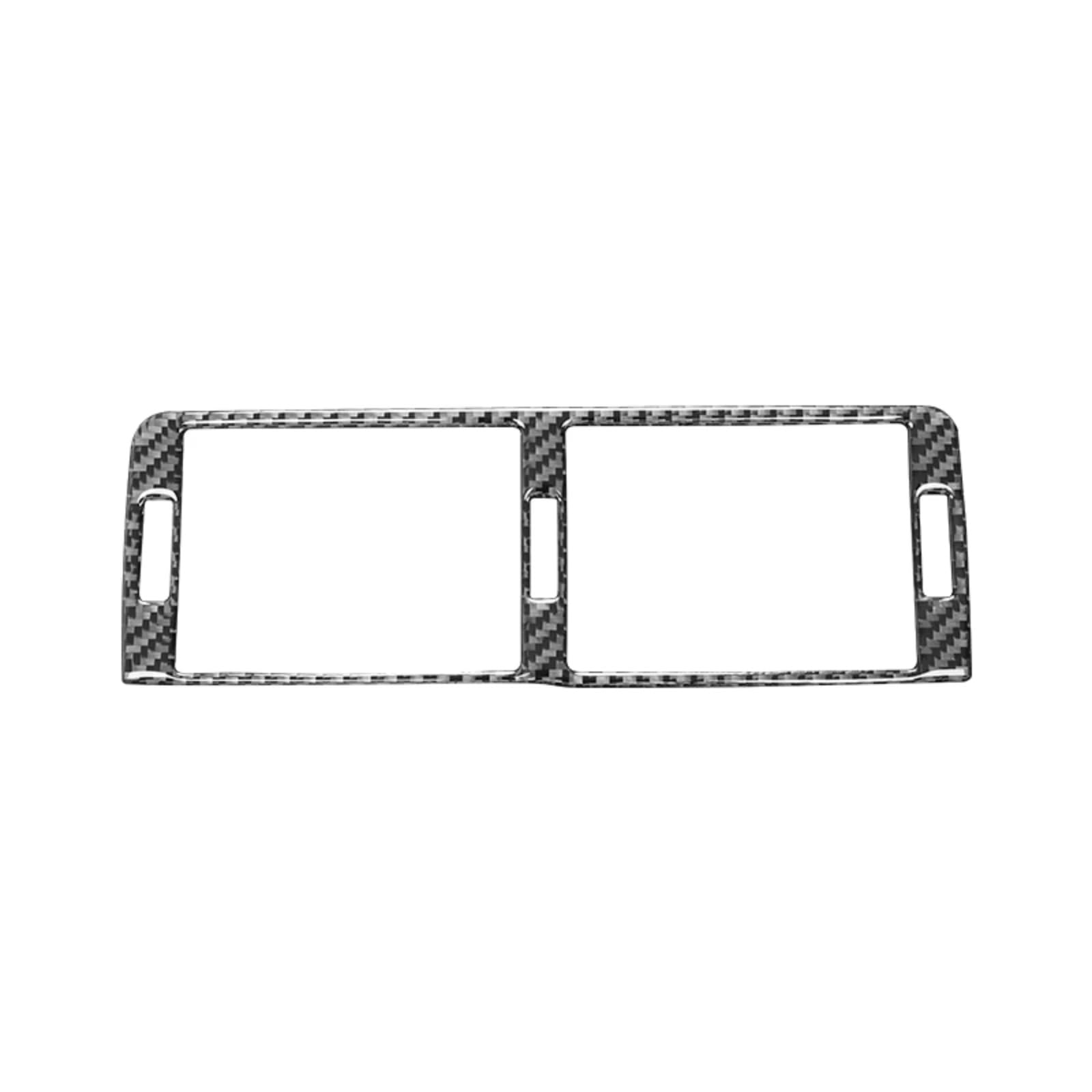 DWBXRRQS Dekorblenden Mittelkonsole Kompatibel Mit 3er-Serie Für E46 1999 2000 2001 2002 2003 2004 1 Stück Auto-Armaturenbrett Steckdosen-Dekoration Rahmenabdeckung Aufkleber(Black) von DWBXRRQS