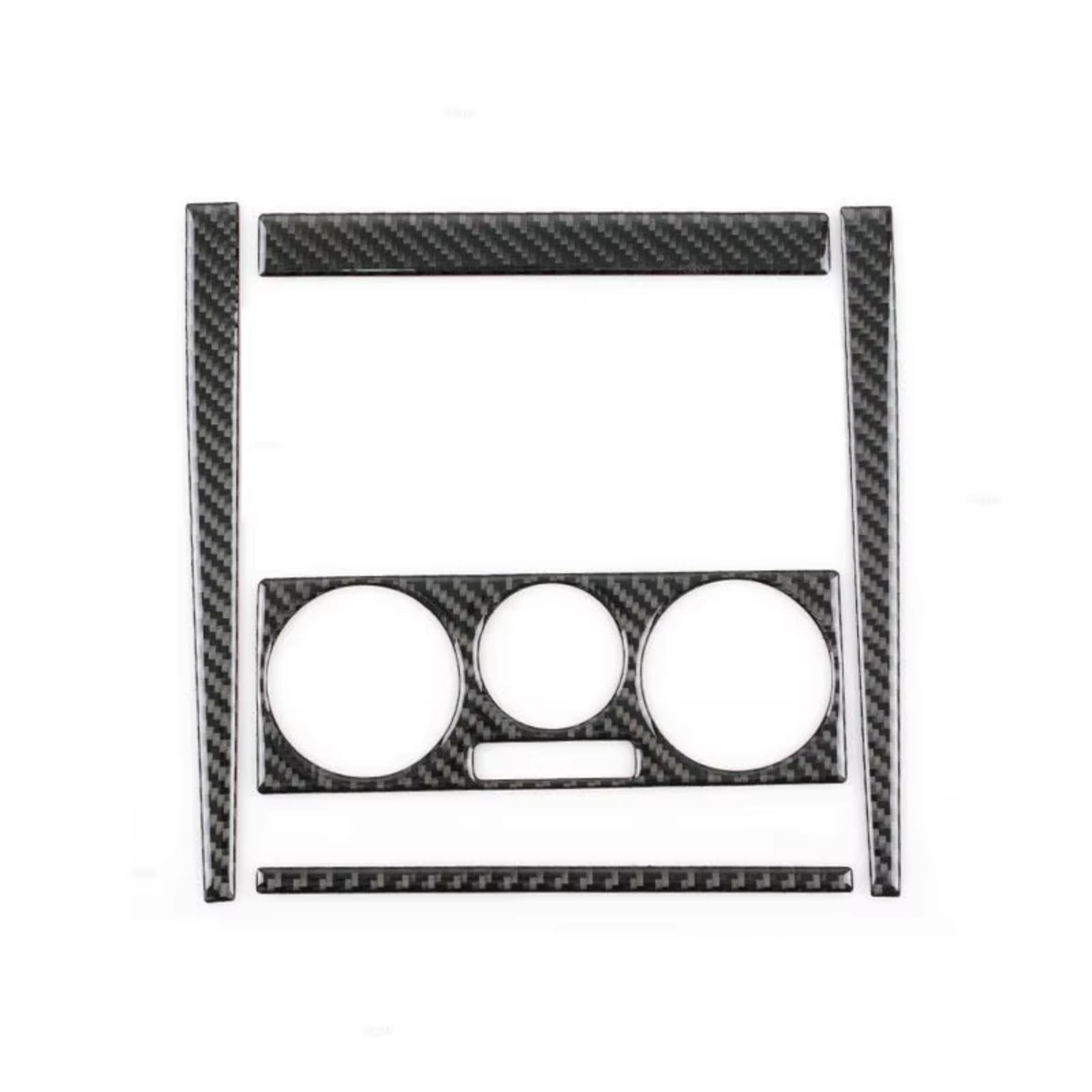 DWBXRRQS Dekorblenden Mittelkonsole Kompatibel Mit VW Für Mk4 R32 Für GTI 1999 2000 2001 2002 2003 2004 1 Stück 4 Stück 5 Stück 6 Stück Zierstreifen Für Die Mittelkonsole(B-C) von DWBXRRQS