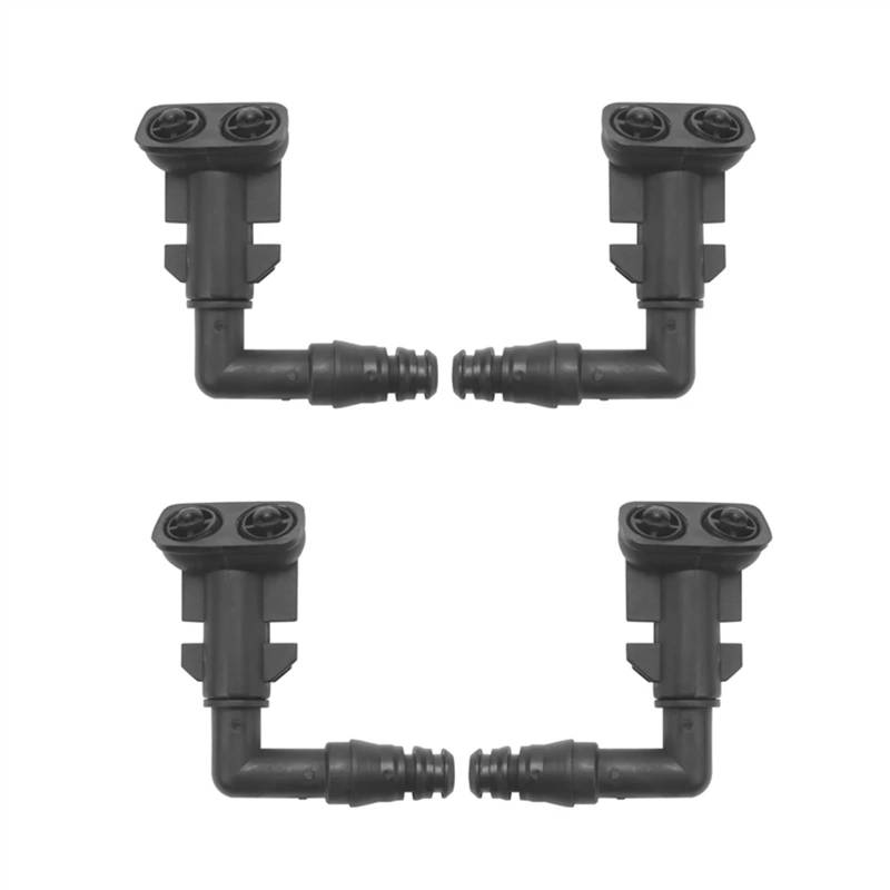 DWBXRRQS Scheibenwischer Sprühdüse Kompatibel Mit Opel Für Signum 2003 2004 2005 2006 2007 2008 4-teilige Scheinwerferwaschdüsen Autozubehör-Dekoration 9186049 von DWBXRRQS