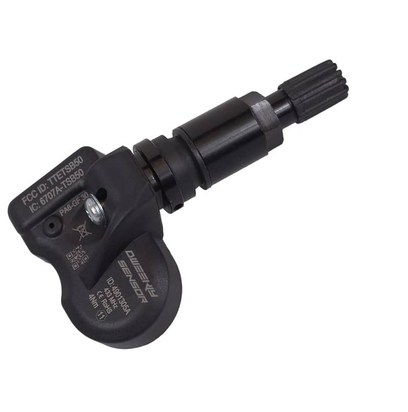 DWEEKIY RDKS/TPMS Sensor – Reifendruckkontrollsystem passen für Mercedes-Benz CLA Shooting Brake - Typ [X118] - Zeitraum 01/2019 bis EOP* - 1 Sensor mit Metallventil schwarz von DWEEKIY