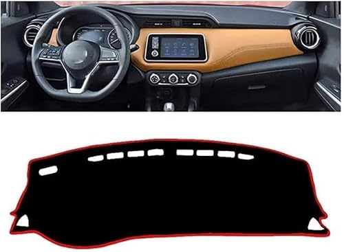 Auto-Armaturenbrett-Abdeckung für Nissan Kicks 2017-2018, Auto-Armaturenbrett, Rutschfester Teppich, reflektierendes Pad. von DWGVRBC