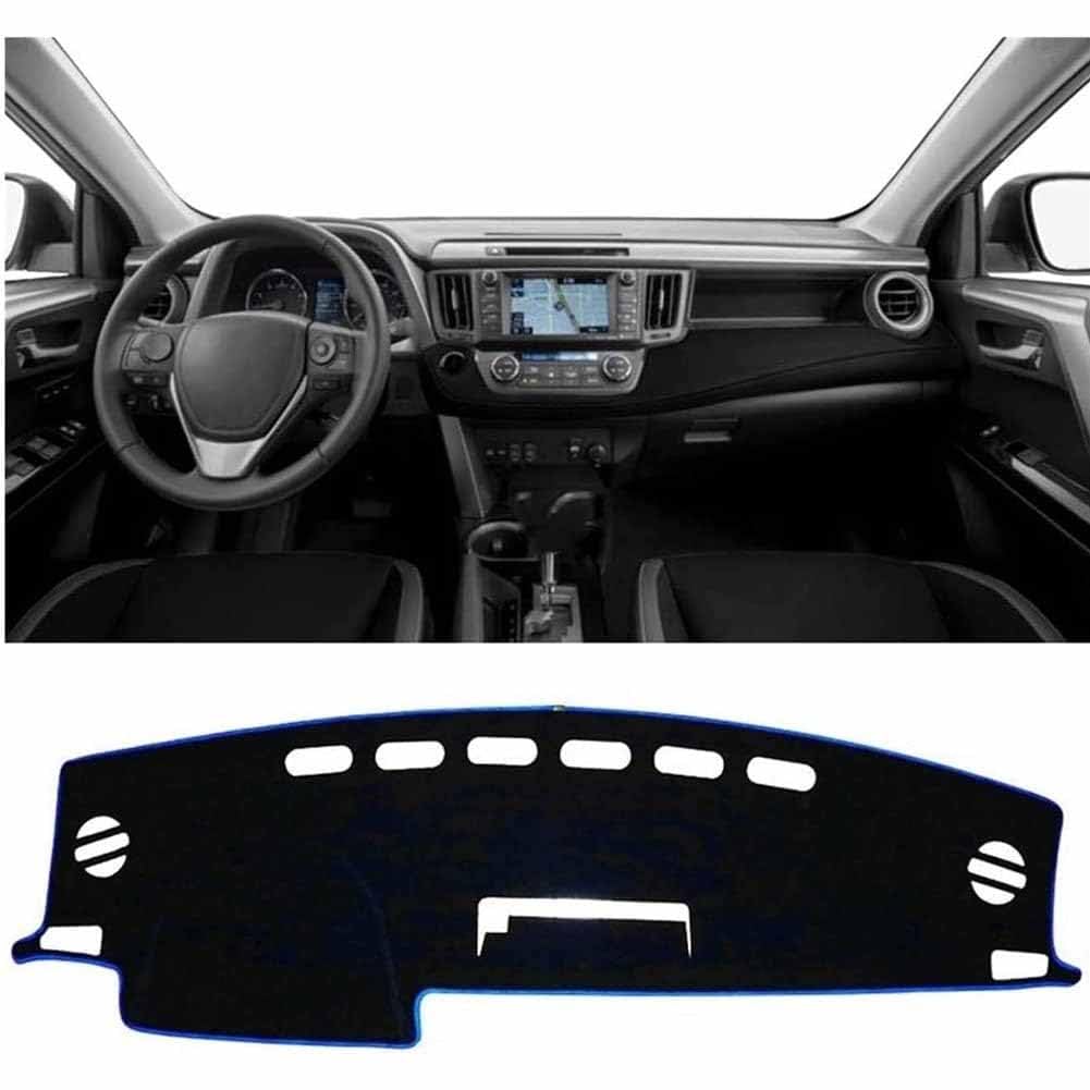 Auto-Armaturenbrett-Abdeckung für Toyota RAV4 XA40 2013-2018, Auto-Armaturenbrett, Rutschfester Teppich, reflektierendes Pad. von DWGVRBC