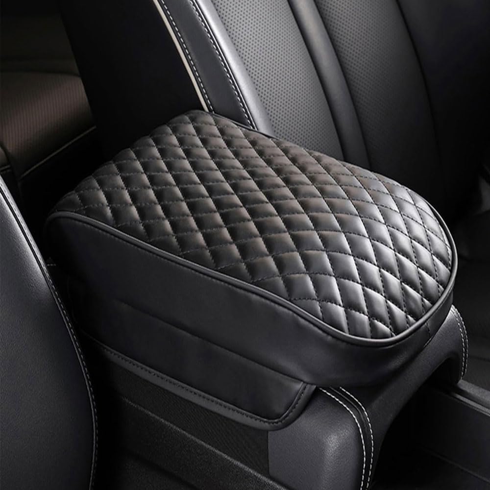 Auto Armlehnen Auflage für Hyundai Elantra Sedan/Elantra 2015-2026, PU-Leder Auto Mittelkonsole Polster Memory Cotton Car Armrest Box Pad. von DWGVRBC