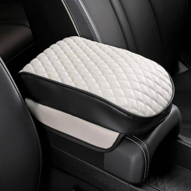 Auto Armlehnen Auflage für Maserati Grecale SUV 2023-2025, PU-Leder Auto Mittelkonsole Polster Memory Cotton Car Armrest Box Pad. von DWGVRBC