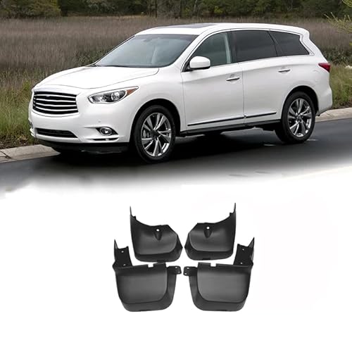 Auto Schmutzfänger für Infiniti JX35 QX60 2013-2018, Vorder-und Hinterräder Kotflügel Spritzschutz Protektoren, Schlamm spritzwassergeschützte Platte. von DWGVRBC