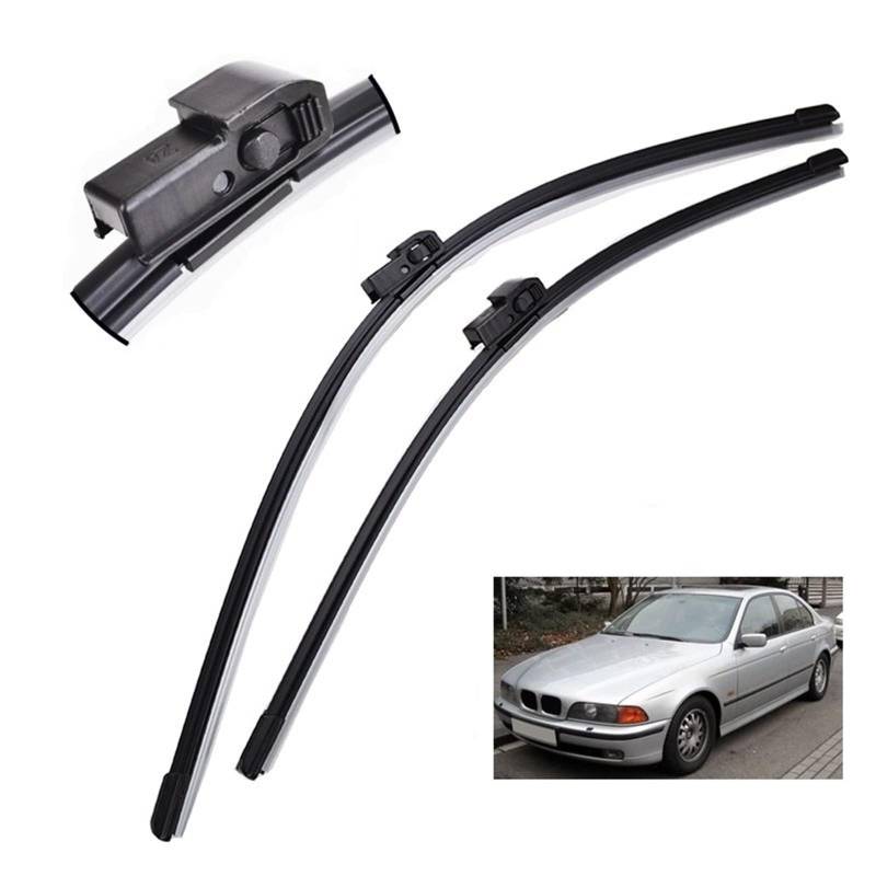 Auto Wischer Für BMW Serie 5 E39 525i 528i 530i 540i M5 26 "+ 22", Wischer Vorne Wischer Set Windschutzscheibe Fenster Wischerblätter, Scheibenwischer vorne. von DWGVRBC