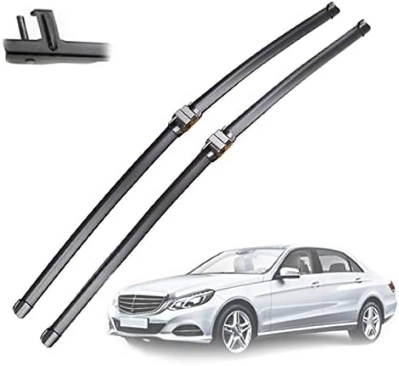 Auto Wischer Für Benz E-class E250 E300 E350 E400 E550 E63 W212 2014-2010 24"+24", Wischer Vorne Wischer Set Windschutzscheibe Fenster Wischerblätter, Scheibenwischer vorne. von DWGVRBC