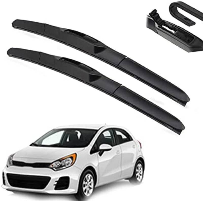 Auto Wischer Für Kia Rio 3 2011 2012 2013 2014 2015 2016 2017 26 "+ 16", Wischer Vorne Wischer Set Windschutzscheibe Fenster Wischerblätter, Scheibenwischer vorne. von DWGVRBC