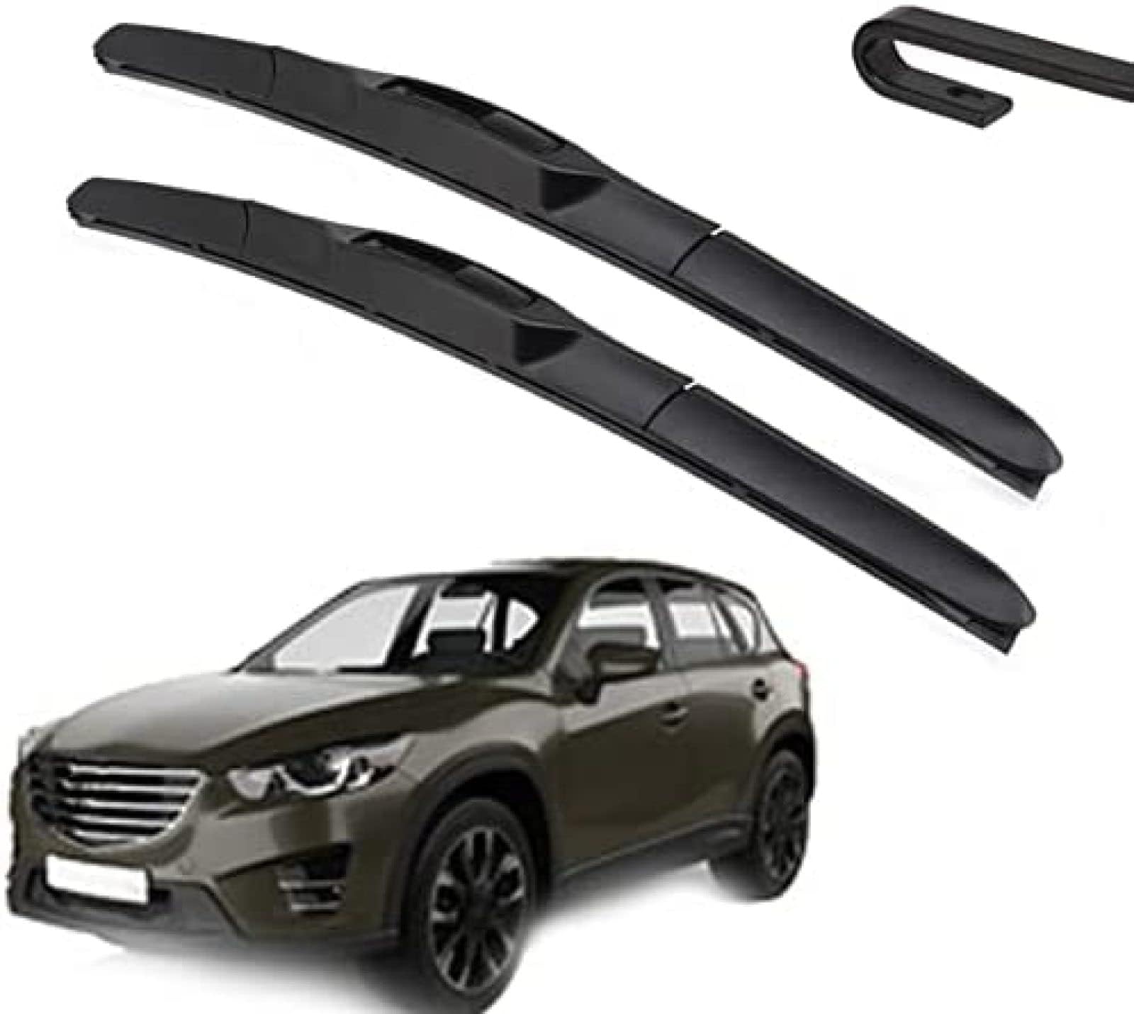 Auto Wischer Für Mazda CX-5 KE 2011 2012 2013 2014 2015 2016 24"+18", Wischer Vorne Wischer Set Windschutzscheibe Fenster Wischerblätter, Scheibenwischer vorne. von DWGVRBC