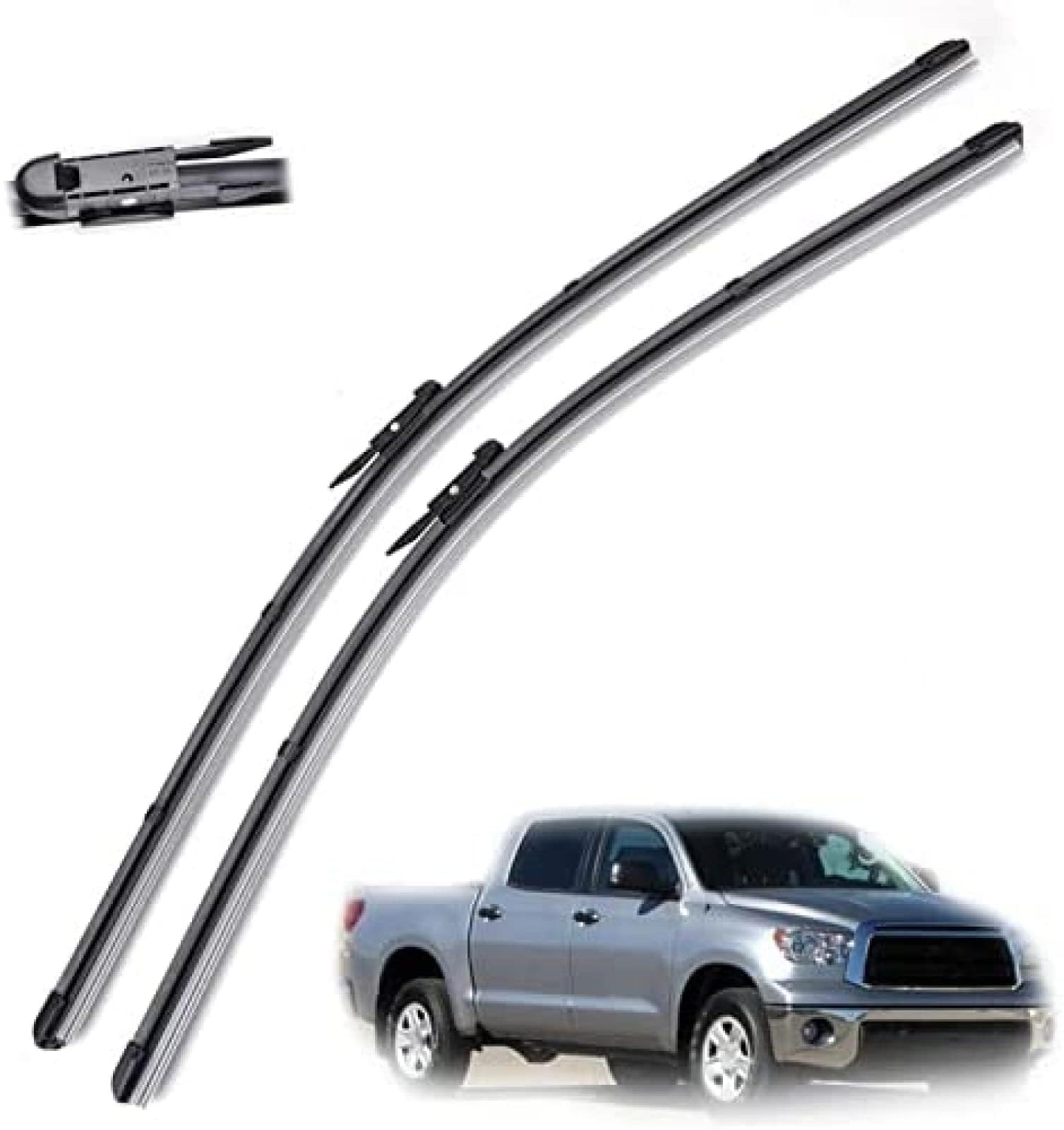 Auto Wischer Für Toyota Tundra Sequoia 2008 2009 2010 2011 2012 2013 2015 2016 2017 2018 26"+23", Wischer Vorne Wischer Set Windschutzscheibe Fenster Wischerblätter, Scheibenwischer vorne. von DWGVRBC