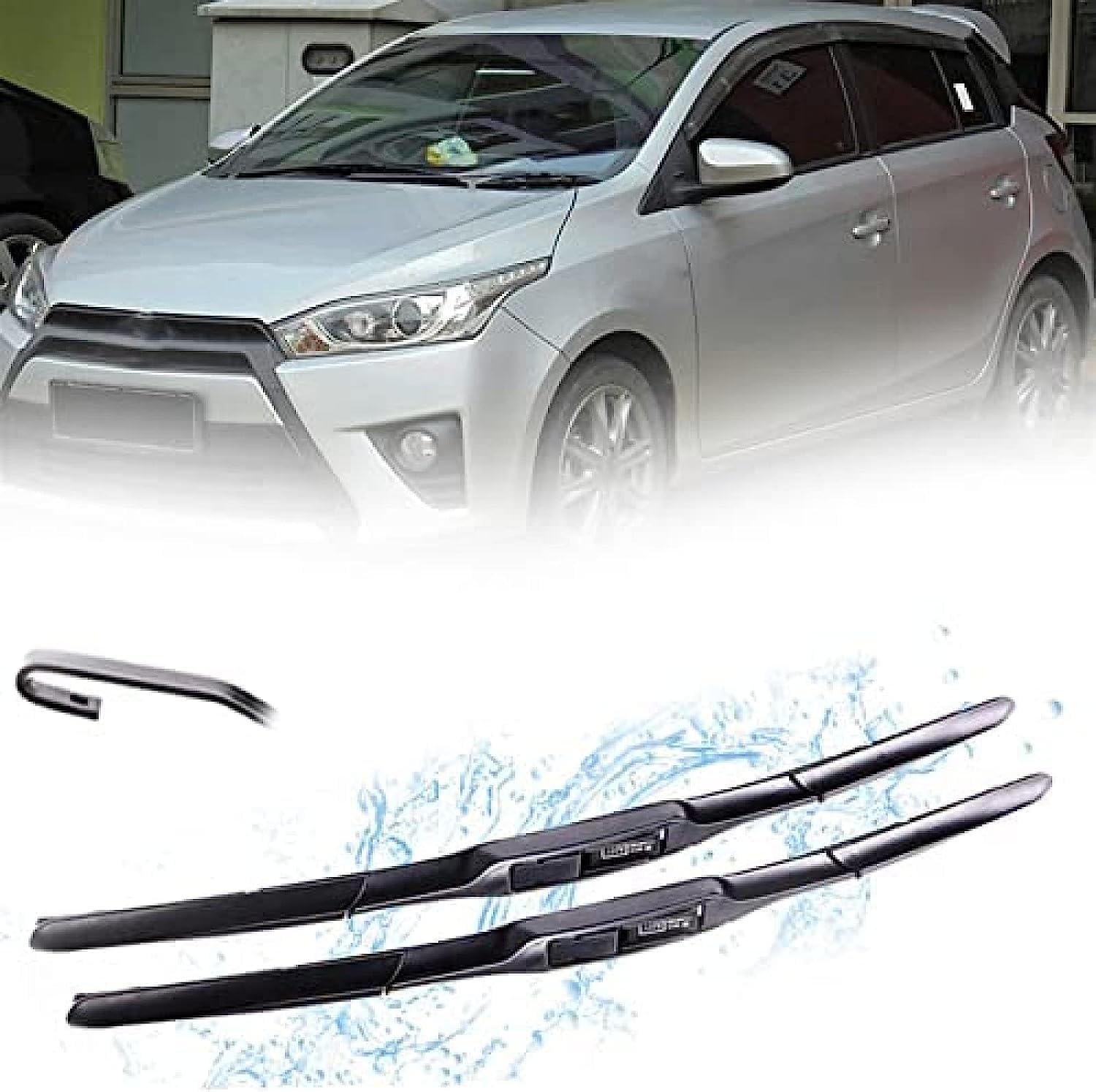 Auto Wischer Für Toyota Yaris XP150 2013 2014 2015 2016 2017 2018 2019 2020 2021 2022 24"+14", Wischer Vorne Wischer Set Windschutzscheibe Fenster Wischerblätter, Scheibenwischer vorne. von DWGVRBC