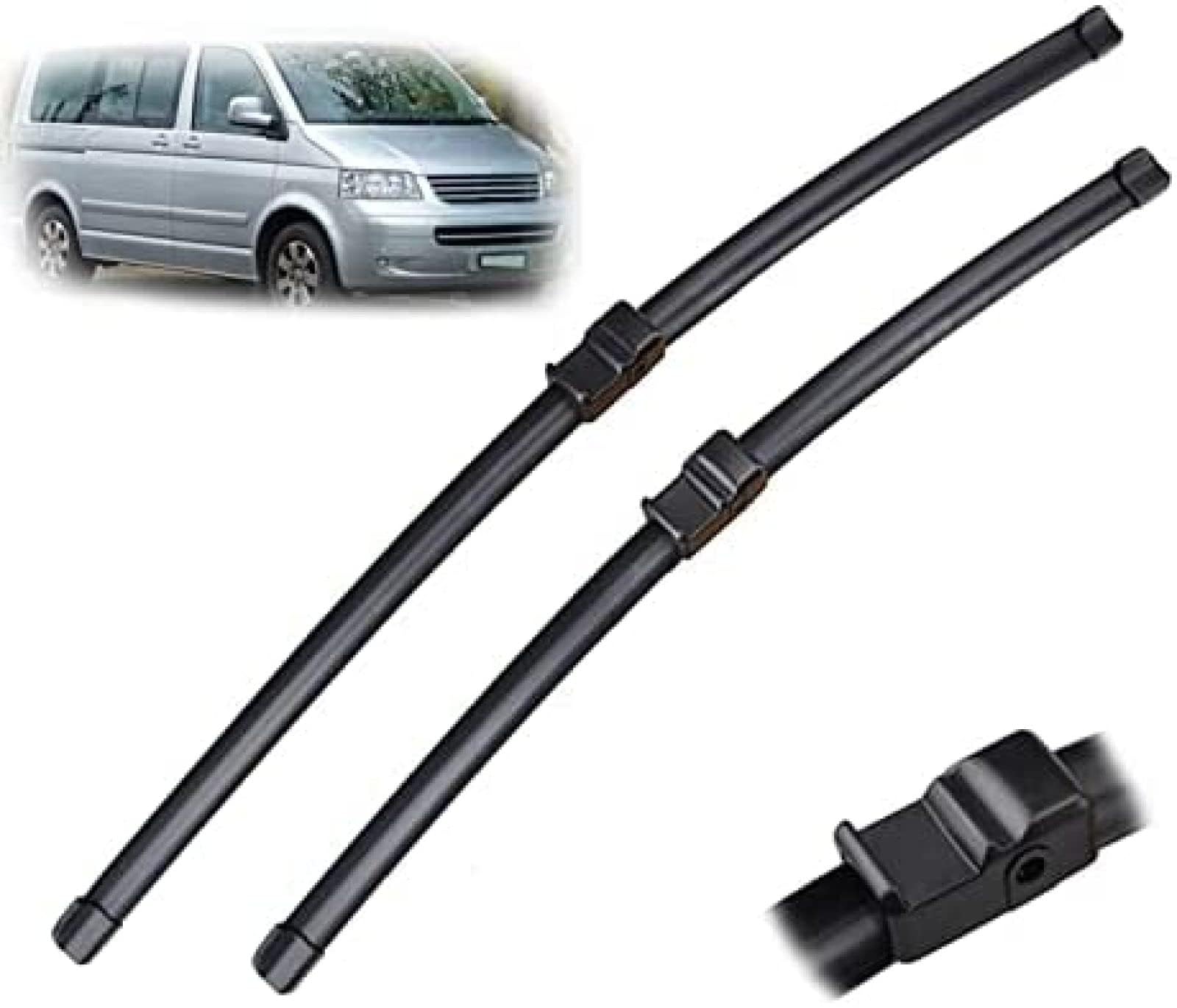 Auto Wischer Für VW Caravelle T5 2003 2004 2005 2006, Wischer Vorne Wischer Set Windschutzscheibe Fenster Wischerblätter, Scheibenwischer vorne. von DWGVRBC