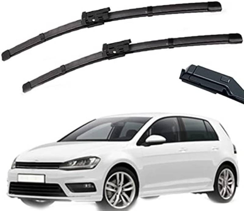 Auto Wischer Für VW Golf MK7 VII 2012 2013 2014 2015 2016 2017 2018 2019 2020 26"+18", Wischer Vorne Wischer Set Windschutzscheibe Fenster Wischerblätter, Scheibenwischer vorne. von DWGVRBC