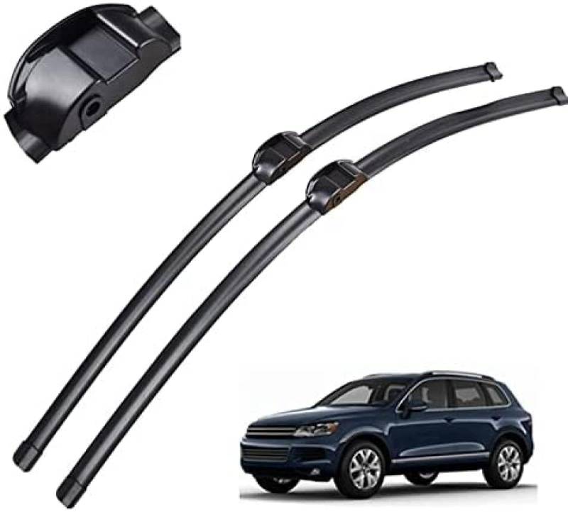 Auto Wischer Für VW Touareg 2008-2018 26 "+ 26", Wischer Vorne Wischer Set Windschutzscheibe Fenster Wischerblätter, Scheibenwischer vorne. von DWGVRBC