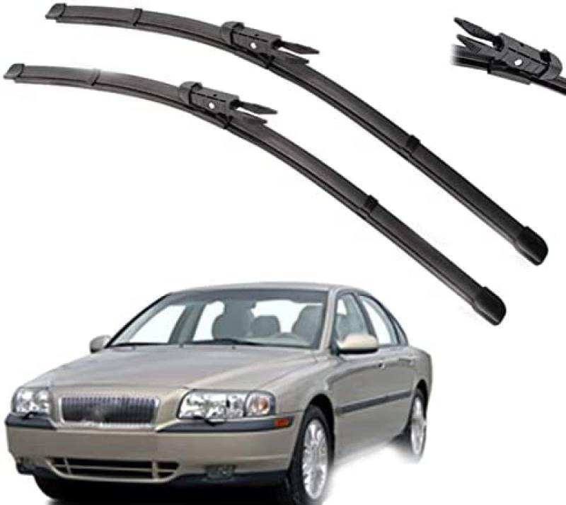 Auto Wischer Für Volvo S80 2004 2005 2006 24"+22", Wischer Vorne Wischer Set Windschutzscheibe Fenster Wischerblätter, Scheibenwischer vorne. von DWGVRBC