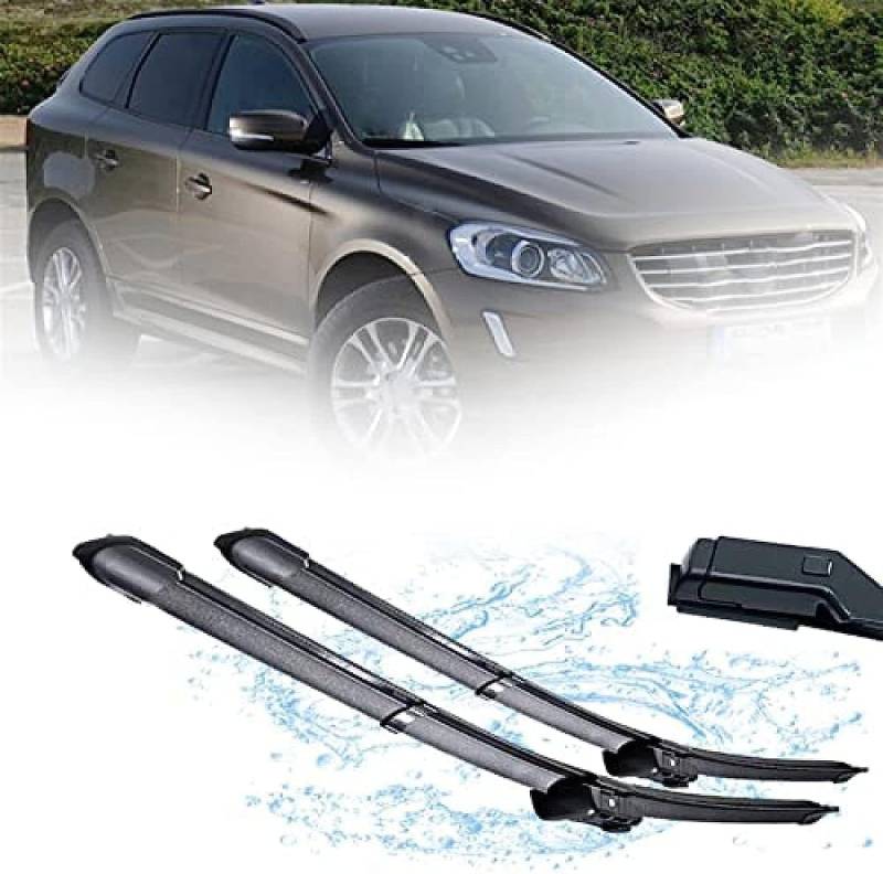 Auto Wischer Für Volvo XC60 2009 2010 2011 2012 2013 2014 2015 2016 2017 26"+20", Wischer Vorne Wischer Set Windschutzscheibe Fenster Wischerblätter, Scheibenwischer vorne. von DWGVRBC