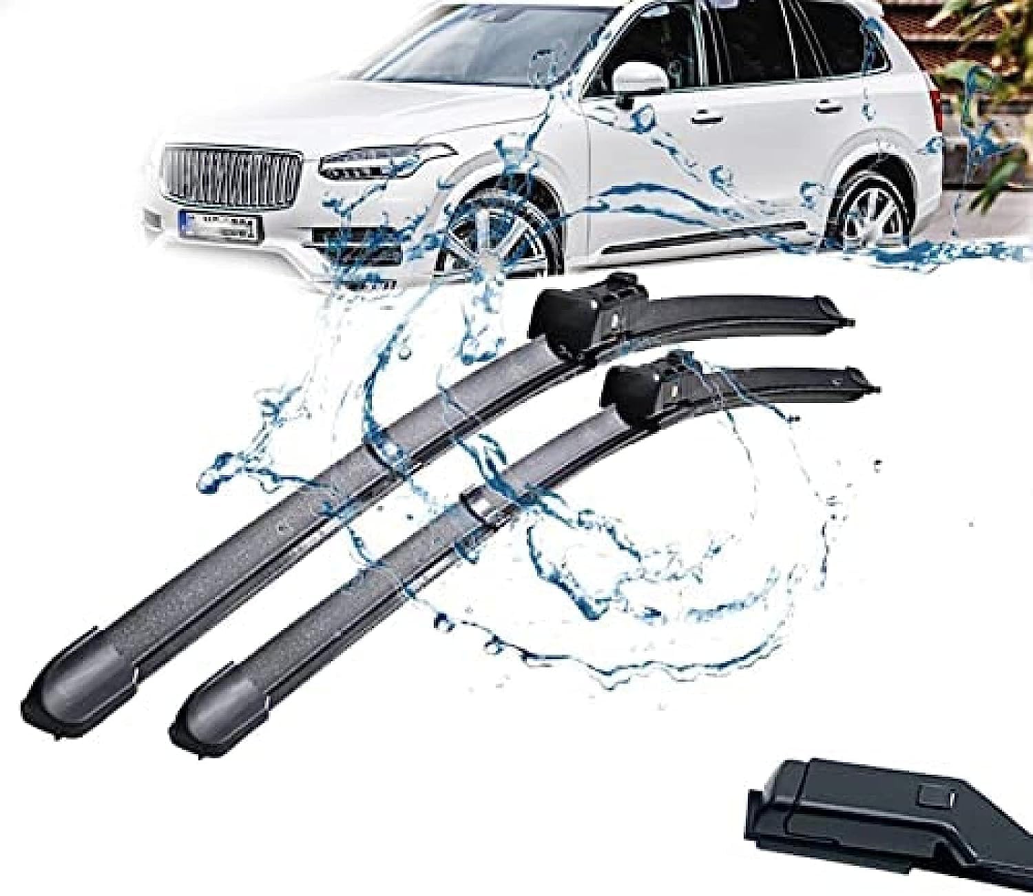 Auto Wischer Für Volvo XC90 2015 2016 2017 2018 2019 2020 24"+20", Wischer Vorne Wischer Set Windschutzscheibe Fenster Wischerblätter, Scheibenwischer vorne. von DWGVRBC