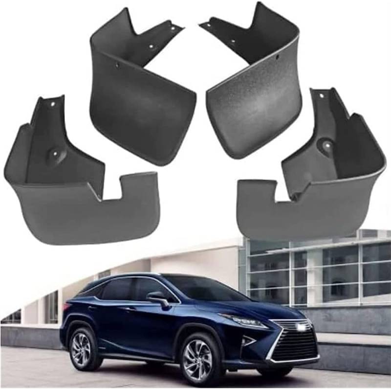 Schmutzfänger Kotflügel für Lexus RX 2003-2008, Auto Spritzlappen Vorne Hinten Klappen zubehör. von DWGVRBC