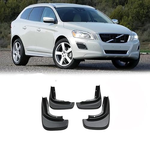 Schmutzfänger Kotflügel für Volvo XC60 2008-2013, Auto Spritzlappen Vorne Hinten Klappen zubehör. von DWGVRBC