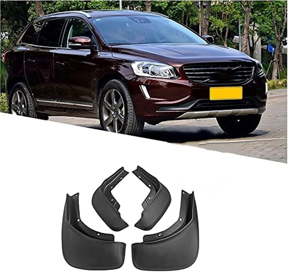 Schmutzfänger Kotflügel für Volvo XC60 2014-2017 Spritzschutz Vorne Hinten Schutz Mudguard, Auto Spritzlappen Vorne Hinten Klappen zubehör. von DWGVRBC