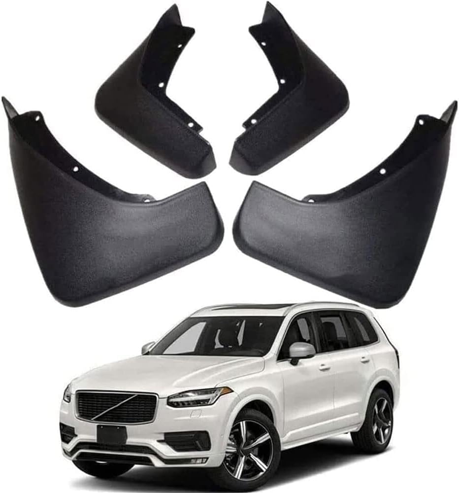 Schmutzfänger Kotflügel für Volvo XC90 R Design 2016-2020 Spritzschutz Vorne Hinten Schutz Mudguard, Auto Spritzlappen Vorne Hinten Klappen zubehör. von DWGVRBC