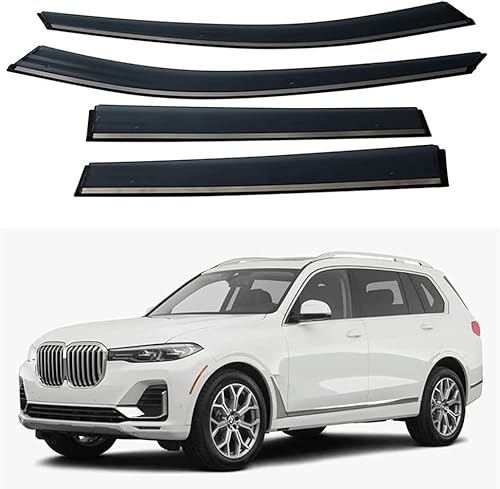 Windabweiser für BMW X7 G07 2019-2021, Windabweiser Regenabweiser, Auto Seitenfenster Visier Abweiser. von DWGVRBC