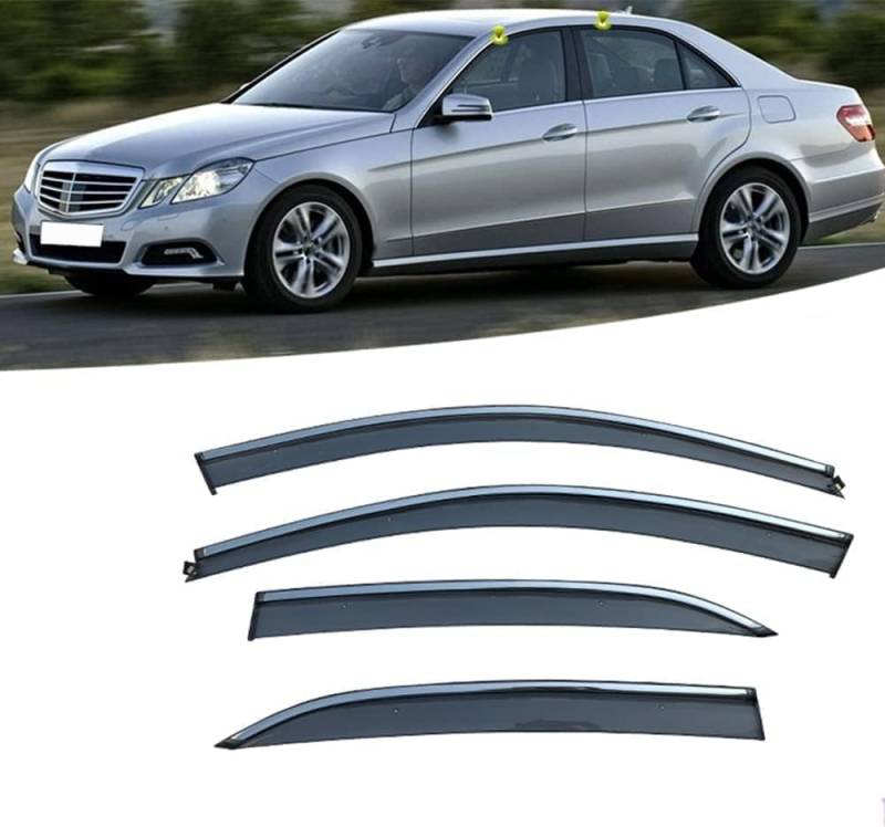 Windabweiser für Benz E Class W212 2010-2016, Windabweiser Regenabweiser, Auto Seitenfenster Visier Abweiser. von DWGVRBC