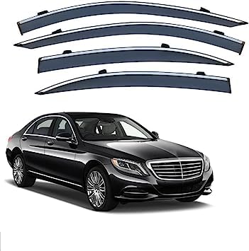 Windabweiser für Benz S Class W222 2014-2020, Windabweiser Regenabweiser, Auto Seitenfenster Visier Abweiser. von DWGVRBC