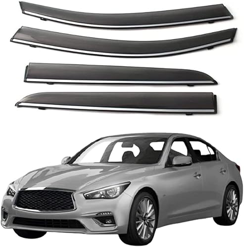 Windabweiser für Infiniti Q50 Q50S 2016-2019, Windabweiser Regenabweiser, Auto Seitenfenster Visier Abweiser. von DWGVRBC