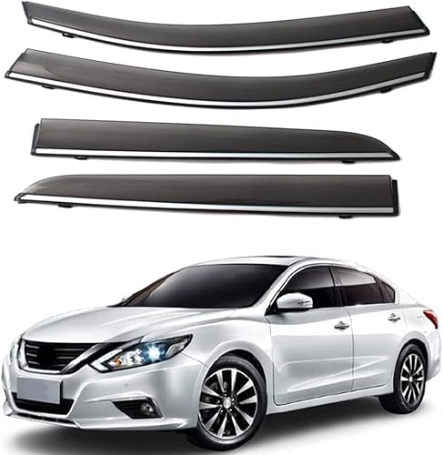 Windabweiser für Nissan Teana 2019 2020, Windabweiser Regenabweiser, Auto Seitenfenster Visier Abweiser. von DWGVRBC