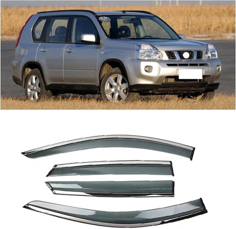 Windabweiser für Nissan X-Trail L 2008, Windabweiser Regenabweiser, Auto Seitenfenster Visier Abweiser. von DWGVRBC