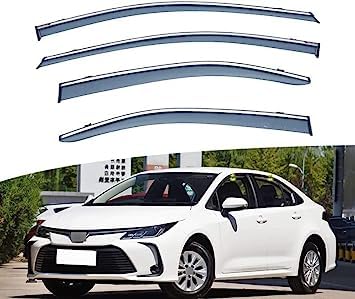 Windabweiser für Toyota Corolla 2019-2022, Windabweiser Regenabweiser, Auto Seitenfenster Visier Abweiser. von DWGVRBC