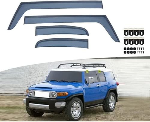 Windabweiser für Toyota FJ Cruiser, Windabweiser Regenabweiser, Auto Seitenfenster Visier Abweiser. von DWGVRBC