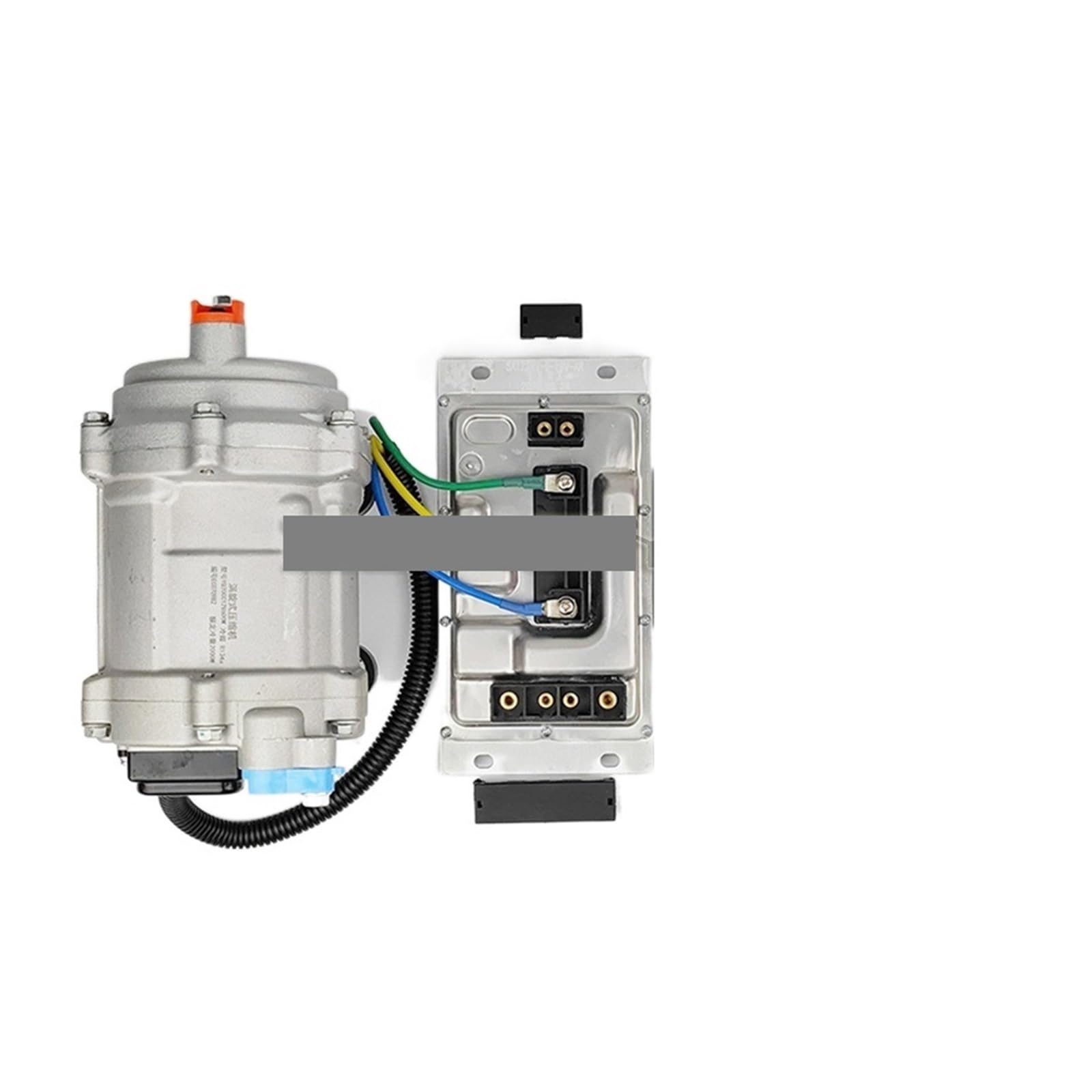 DWPTS A/C Elektrischer Kompressorsatz Energiemodifizierter elektrischer Kompressor Kompatibel for Auto-LKW-Bus-Traktor-Shop Automobil-Klimaanlage(12V Split Compressor) von DWPTS