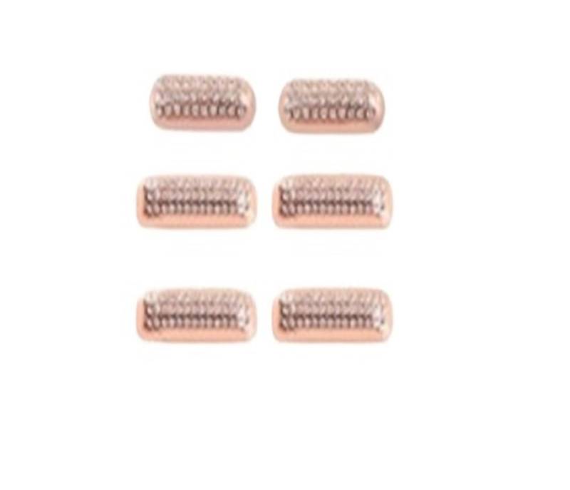 DWPTS Auto-Innenraum-Diamant-Aufkleber, zentraler Bedienknopf, Lenkrad, Luftauslass, Multimedia-Taste, dekorativ, kompatibel mit Cadillac XT4 CT5 CT4(Rose Gold 6pcs) von DWPTS