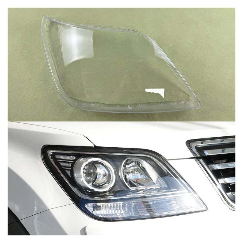 DWPTS Auto Lampenschirm Kompatibel for Kia Borrego 2012-2017 Scheinwerfer Abdeckung Transparente Maske Scheinwerfer Lampe Shell Objektiv(Boutique Right) von DWPTS