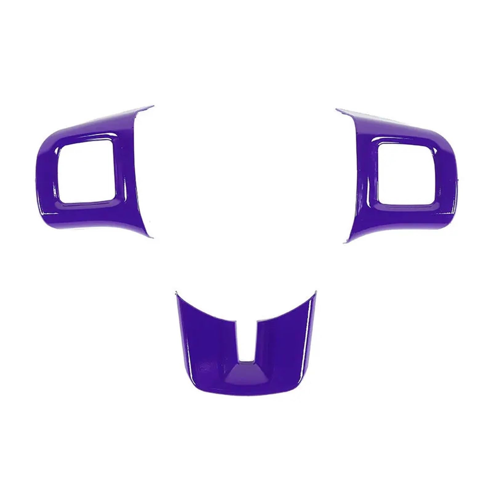 DWPTS Auto Lenkrad Dekoration Aufkleber Kompatibel for Dodge Challenger Charger Dart Durango Journey 2009-2014 Innen Zubehör(Purple) von DWPTS