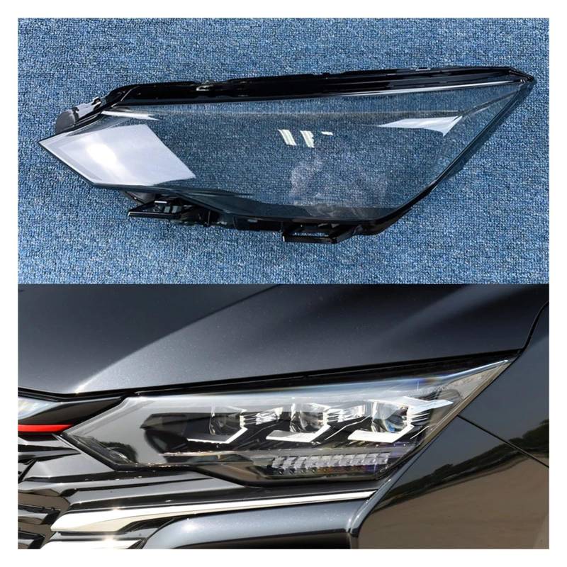 DWPTS Auto Scheinwerfer Abdeckung Objektiv Glas Schale Vorne Scheinwerfer Transparent Lampenschirm Auto Licht Lampe Kompatibel for Dongfeng Aeolus Yixuan Max 2021(Left) von DWPTS