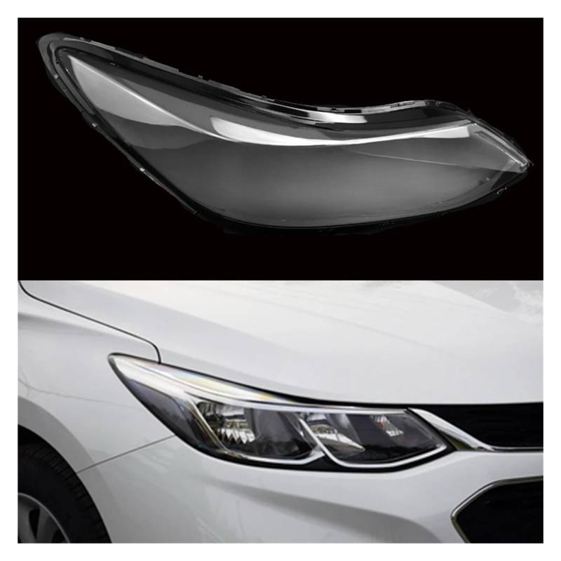 DWPTS Auto Schutz Fall Shell Transparent Scheinwerfer Gehäuse Objektiv Glas Abdeckung Lampenschirm Lampe Kappen Kompatibel for Cruze 2017 2018 2019(Right) von DWPTS