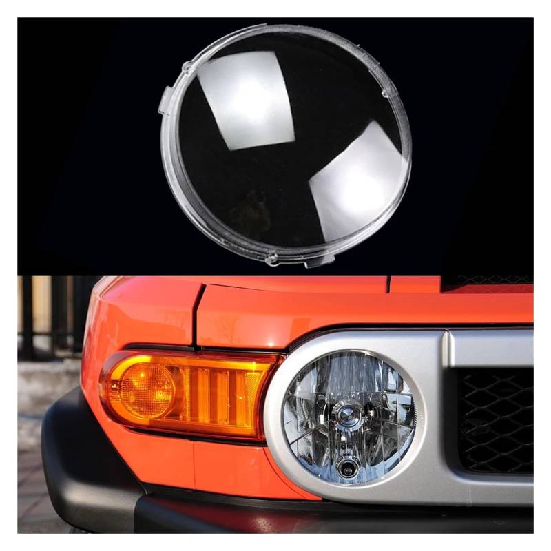 DWPTS Auto Transparent Scheinwerfer Abdeckung Kompatibel for Toyota FJ Cruiser 2007-2017 Auto Lampenschirm Kappen Kopf Lampe Licht Shell objektiv Gehäuse Fall(Right) von DWPTS