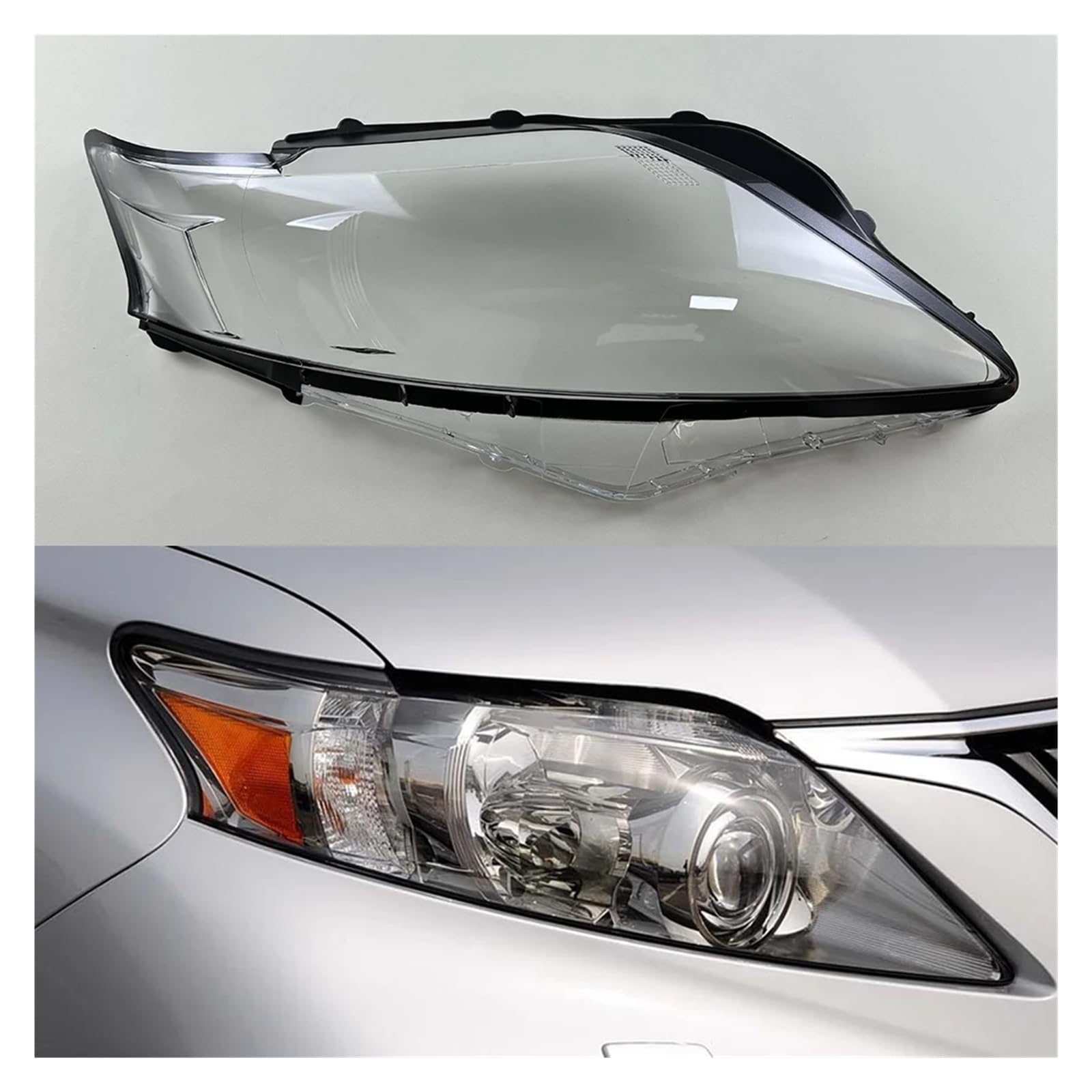 DWPTS Auto Zubehör Scheinwerfer Shell Scheinwerfer Transparent Lampenschirm Abdeckung Objektiv Kompatibel for Lexus RX270 RX350 RX450 2009 2010 2011(Right) von DWPTS