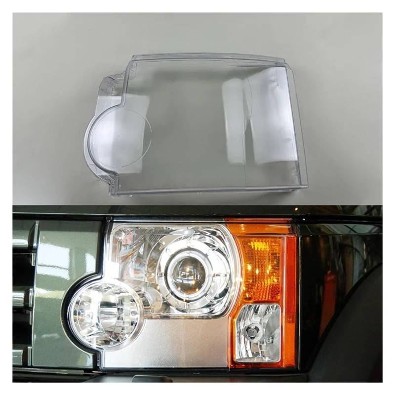 DWPTS Front Scheinwerfer Transparente Abdeckung Lampenschirm Lampe Shell Masken Scheinwerfer Schatten Objektiv Kompatibel for Land Rover Discovery 3 2004-(Left) von DWPTS