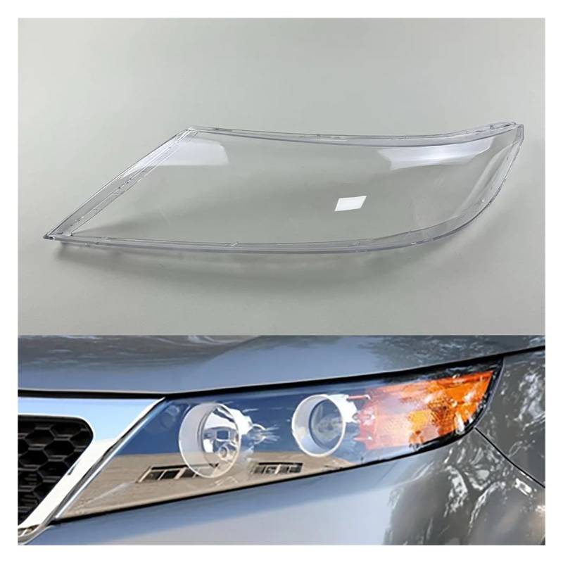 DWPTS Frontscheinwerferabdeckung Transparenter Lampenschirm Kompatibel for Kia Sorento 2009~2012 Scheinwerferschalen-Lampenschirm(Left) von DWPTS